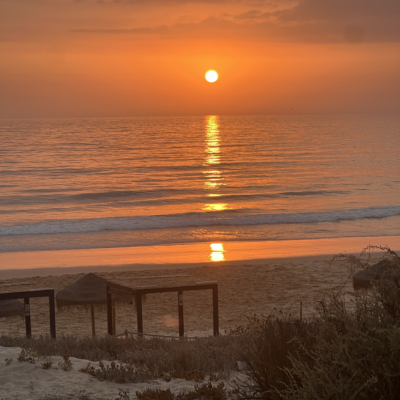 séminaire plage portugal coucher de soleil lisbonne